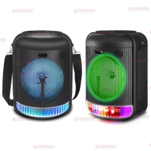 RECHARGEABLE 8" BLUETOOTH LED SPEAKER WITH USB CARD INPUTS