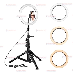 Rovtop 10 inch Ring Light with Stand Tripod